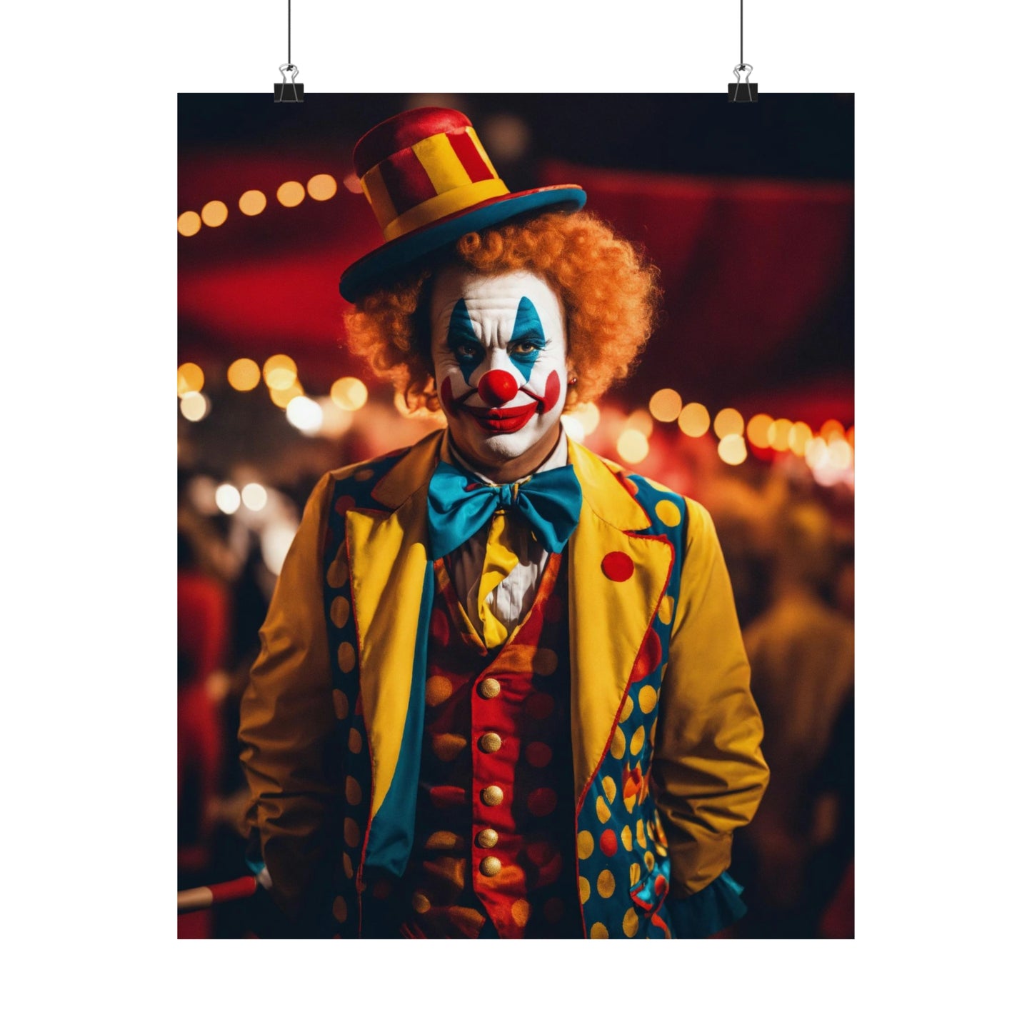 Mesmerizing Monochrome Circus Life: Premium Matte Vertical Poster - Museum Grade - Recyclable & FSC-certified