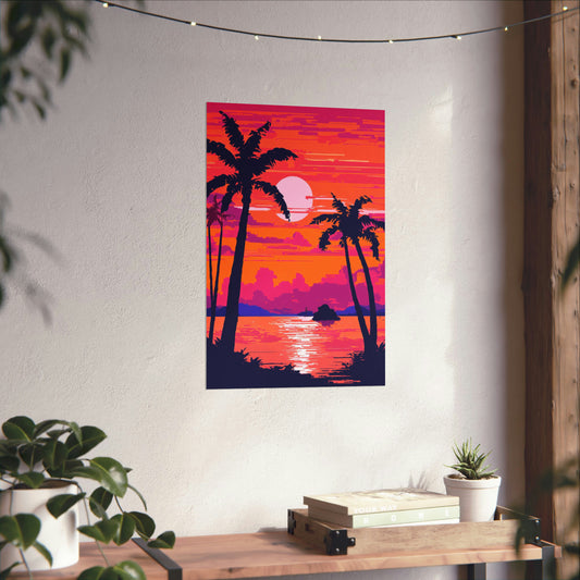 Pixel Paradise Premium Posters: Your Digital Dreams, Our Real-life Canvas