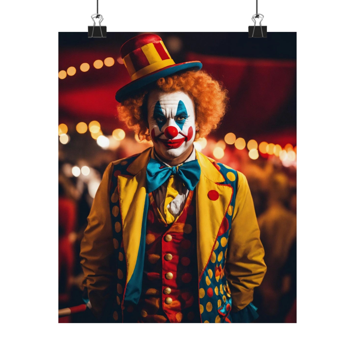 Mesmerizing Monochrome Circus Life: Premium Matte Vertical Poster - Museum Grade - Recyclable & FSC-certified