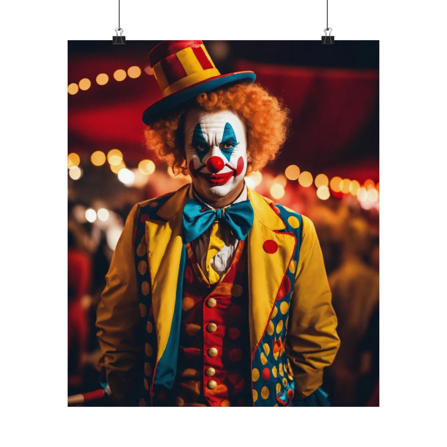 Mesmerizing Monochrome Circus Life: Premium Matte Vertical Poster - Museum Grade - Recyclable & FSC-certified