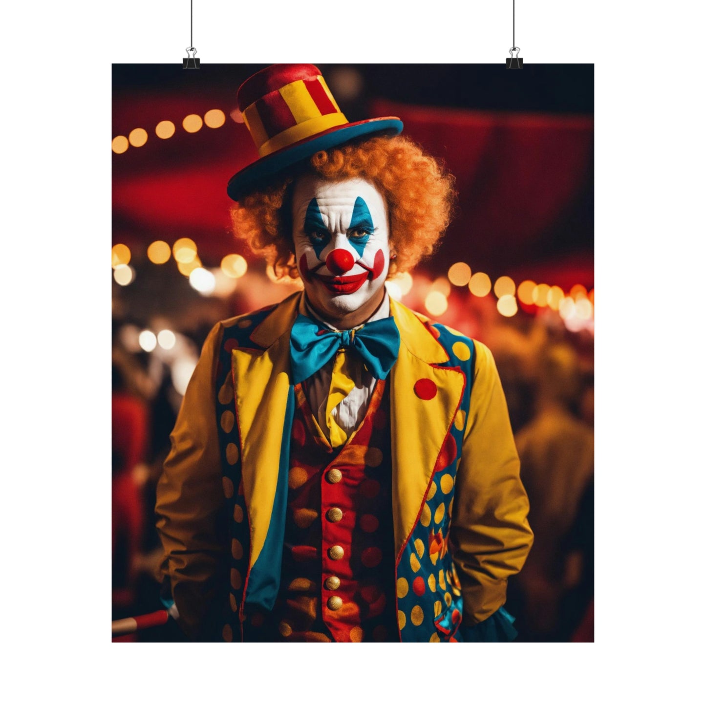 Mesmerizing Monochrome Circus Life: Premium Matte Vertical Poster - Museum Grade - Recyclable & FSC-certified